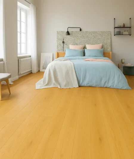 Classic 3025 X-Wide Plank Engineered Wood Flooring in Bedroom