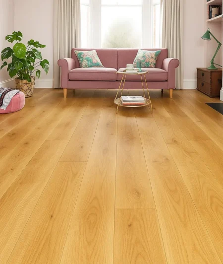 Classic 3025 X-Wide Plank Engineered Wood Flooring in Living Room