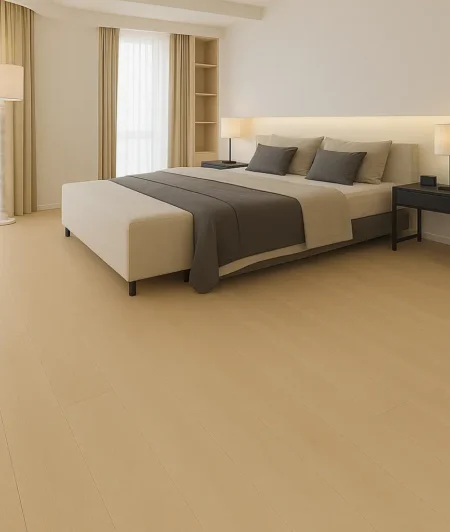 Riga Invisible Engineered Wood Flooring in Bedroom