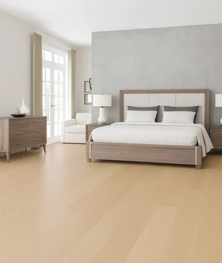 Riga Mont Blanc Engineered Wood Flooring in Bedroom