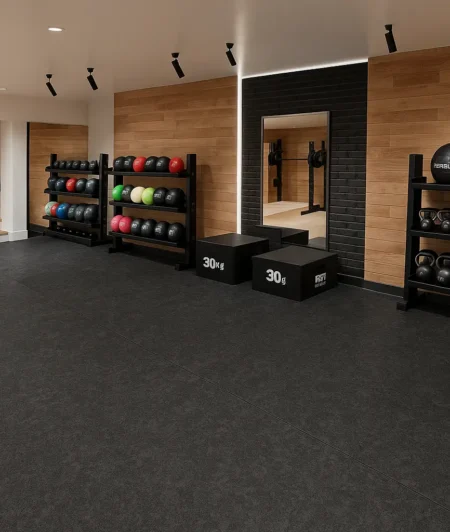 Arago NM Rubber Flooring in Home Gym