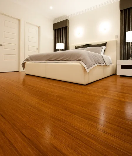 BONA ECSW Bamboo Flooring In Bedroom
