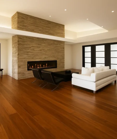 BONA ECSW Bamboo Flooring In Living Room