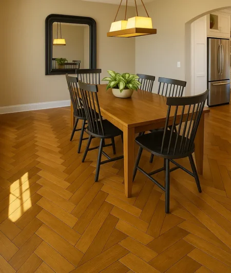 BONA SCSW Bamboo Flooring In Dining Areas