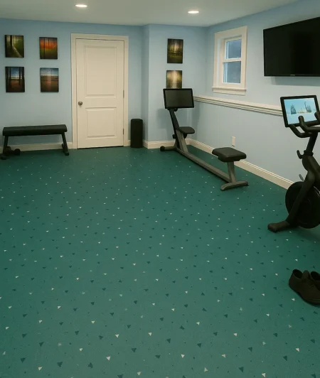 Eco NP Rubber Flooring In Home Gym