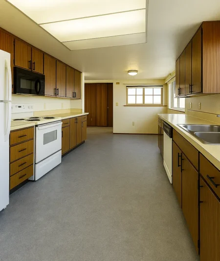 Eternity DVF Linoleum Flooring In Kitchen