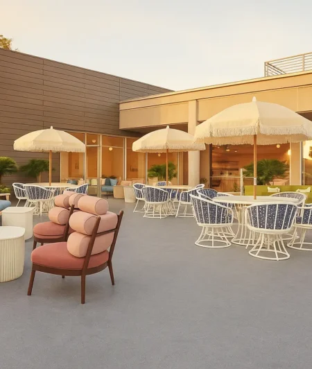 Eternity DVF Linoleum Flooring In Restaurant