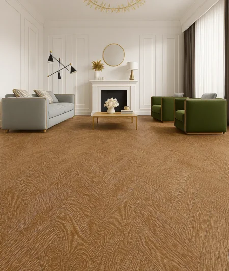 Excel UKF Fawn WPC Click Flooring In Living Room