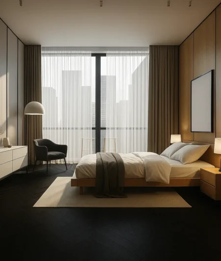 Floors HEHC Parquet Flooring in Bedroom