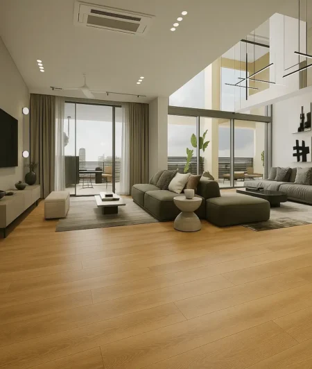Harper Granville WPC Vinyl Plank Flooring In Living Room