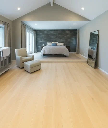 Junckers ANH Solid Hardwood Flooring in Bedroom