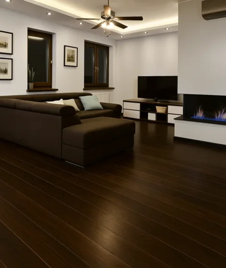 Junckers BABH Solid Hardwood Flooring in Living Room