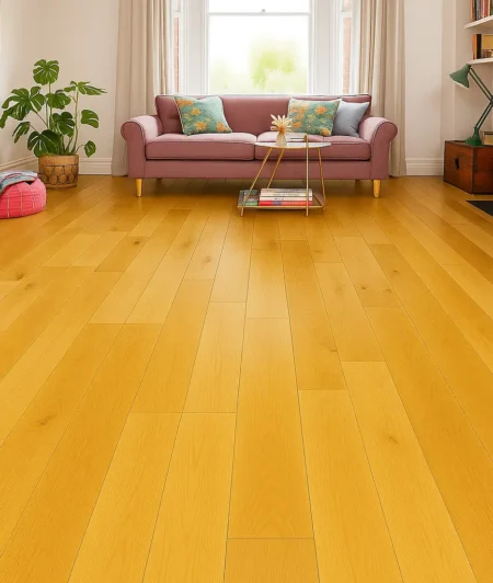 Junckers BSC Solid Hardwood Flooring in Living Room