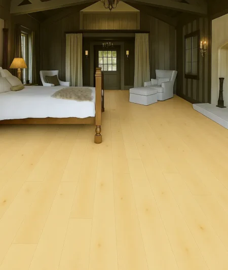 Junckers MV Solid Hardwood Flooring in Bedroom