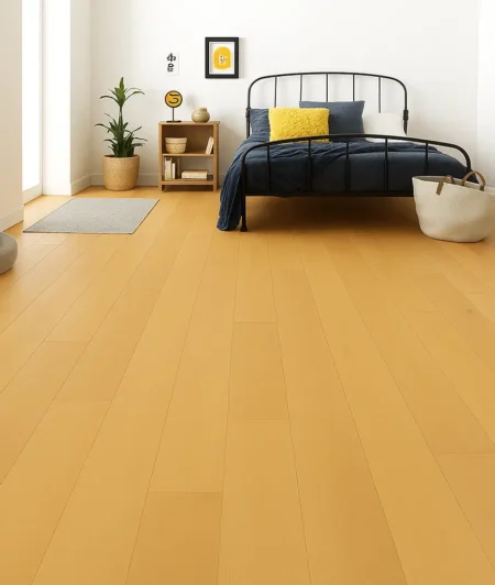 Junckers OBH Solid Hardwood Flooring in Bedroom