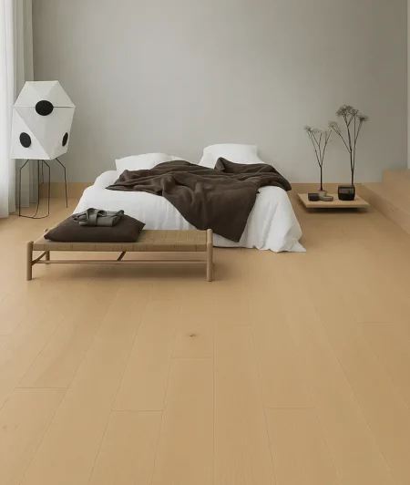 Junckers ONBH Solid Hardwood Flooring in Bedroom