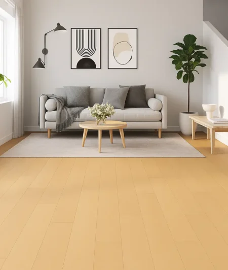 Junckers ONBH Solid Hardwood Flooring in Living Room