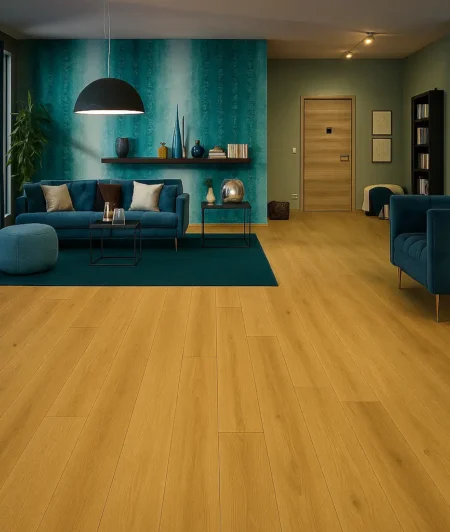 Junckers ONC Solid Wood Flooring in Living Room