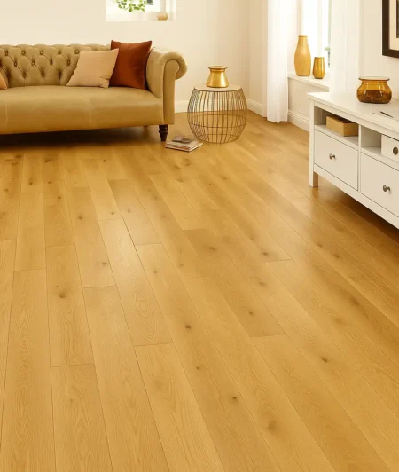 Junckers ONNN Solid Hardwood Flooring in Living Room