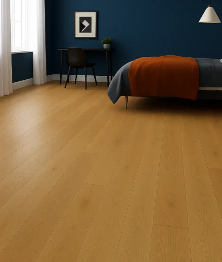 Junckers OPDG Solid Hardwood Flooring in Bedroom