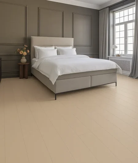 Junckers OPGP Solid Hardwood Flooring in Bedroom