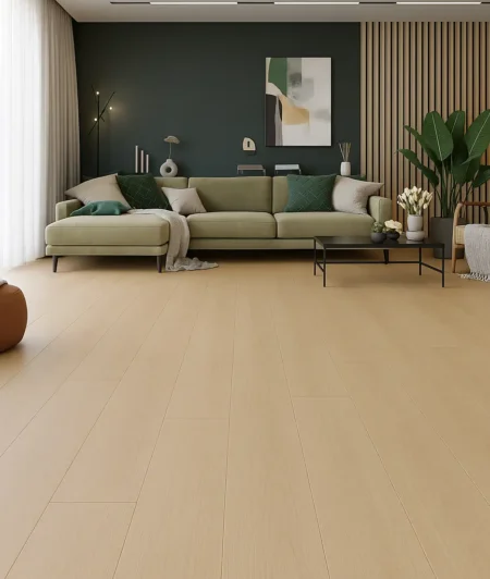 Junckers OPNW Solid Hardwood Flooring in Living Room