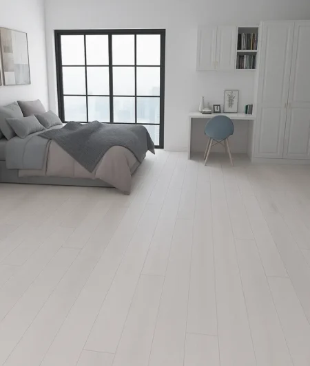 Junckers OPSP Solid Hardwood Flooring in Bedroom
