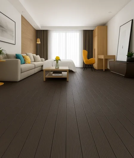 Light Grey WSP WPC Flooring In Living Room