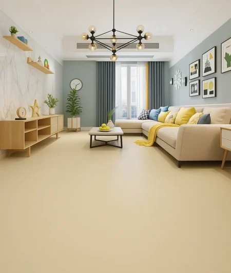 Marmoleum DVF Linoleum Flooring In Living Room