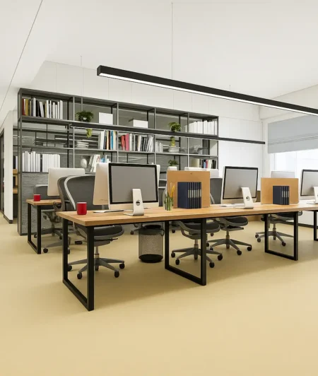 Marmoleum DVF Linoleum Flooring In Office