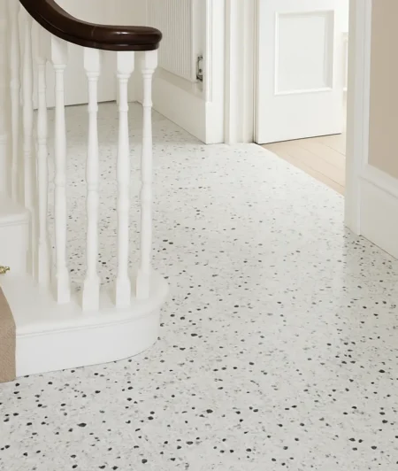 Micro Terrazzo Flooring in Hallways