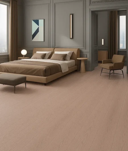 Preference G Hybrid WPC Flooring In Bedroom