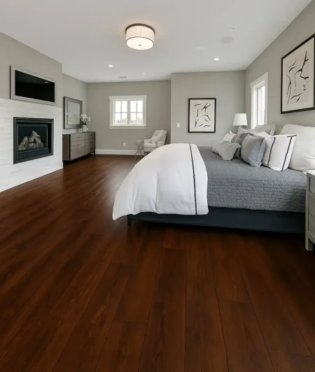 Preference M Hybrid WPC Flooring In Bedroom