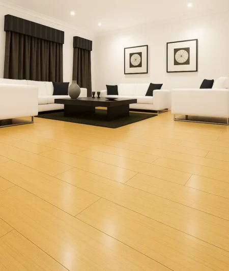 SNV Bamboo Flooring Sample In Living Room