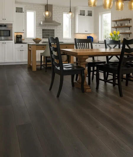 Sawkill ACG Reclaimed Wood Flooring in Kitchen