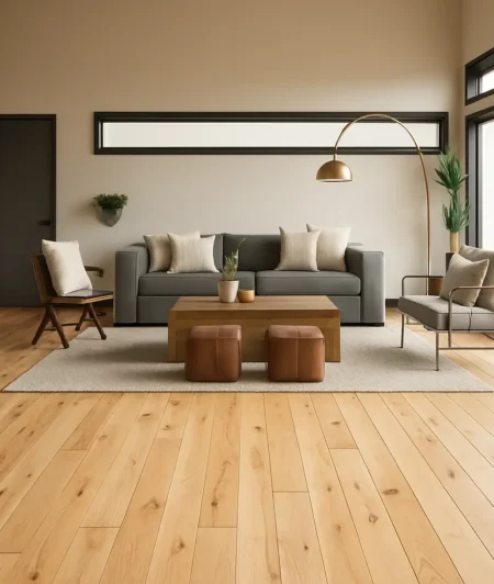 Sawkill AE Reclaimed Wood Flooring In Living Room