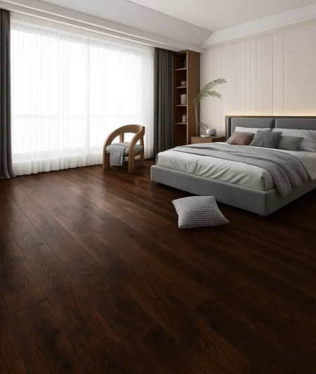 Sawkill EHD Reclaimed Wood Flooring In Bedroom