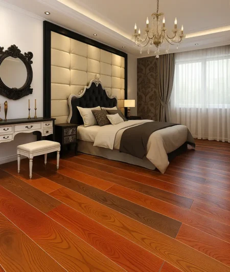 Sawkill SC Reclaimed Wood Flooring in Bedroom