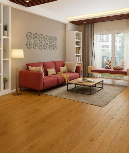 Sawkill WOL Reclaimed Wood Flooring in living Room