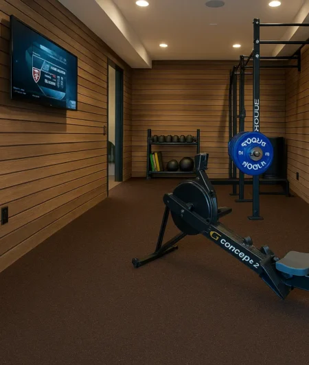 Sentica NP Rubber Flooring In Home Gym