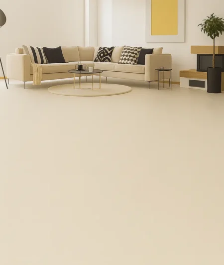 Silver DVF Linoleum Flooring In Living Room