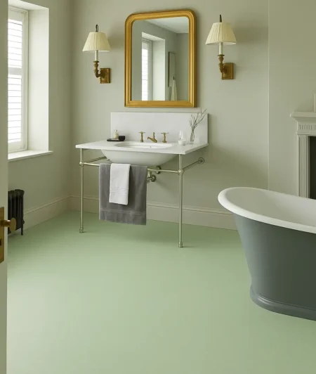 Tarkett CP G Vinyl Flooring in Bathroom