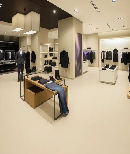 Tarkett CP LCB Vinyl Flooring in Retail Store