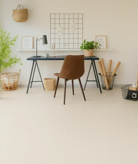 Tarkett CP LG Vinyl Flooring in Home Office