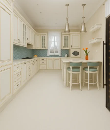 Tarkett CP LG Vinyl Flooring in Kitchen