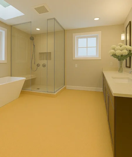 Tarkett CP WB Vinyl Flooring in Bathroom