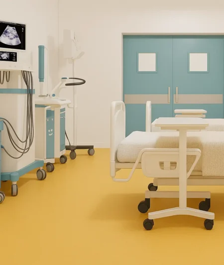 Tarkett CP Y Vinyl Flooring in Hospital