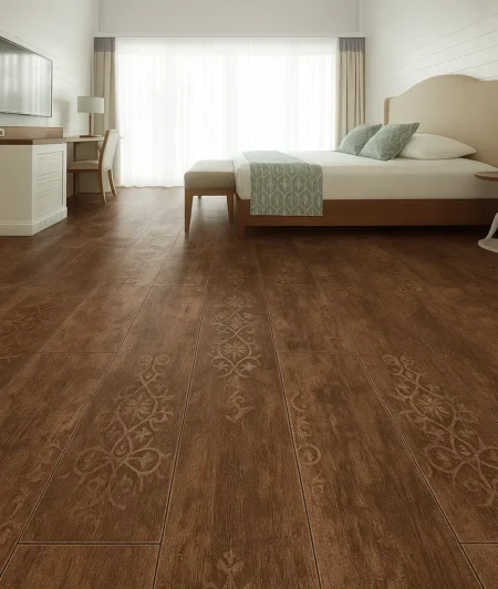 Tarkett Iconik CBDG PVC Flooring in Bedroom