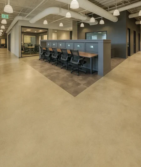 Toledo DVF Linoleum Flooring In Office