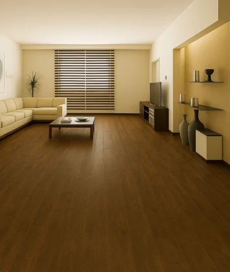 UNICLIC SAHSW Bamboo Flooring In Living Room